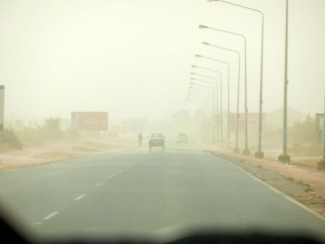 Sandsturm in Gambia