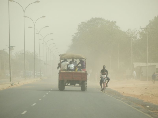 Sandsturm in Gambia