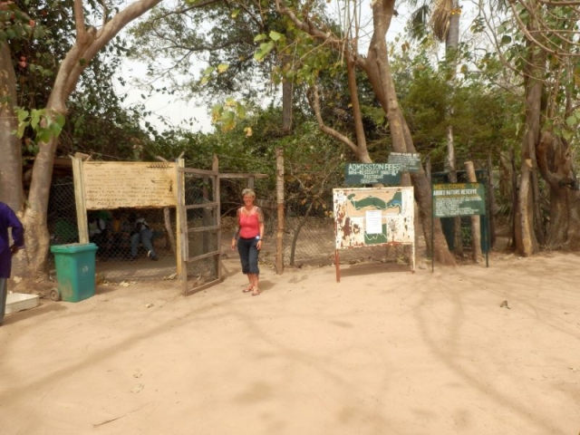 Eingang Abuko Nationalpark