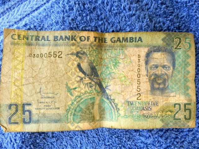 25 Dalasi Vorderseite