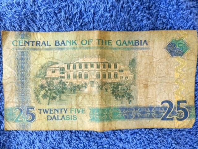 25 Dalasi Rückseite