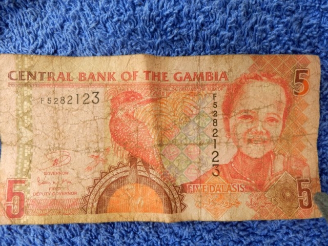 5 Dalasi Vorderseite