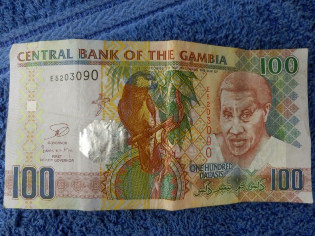 100 Dalasi Vorderseite