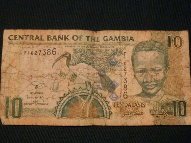 10 Dalasi Vorderseite