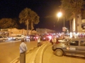 Serekunda Strip bei Nacht