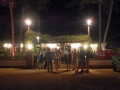 Serekunda Strip bei Nacht