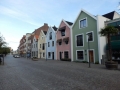 Leere Straßen in Trelleborg