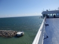Stena Line Blick über die Reeling