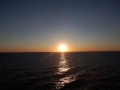 Sonnenuntergang auf Hoher See