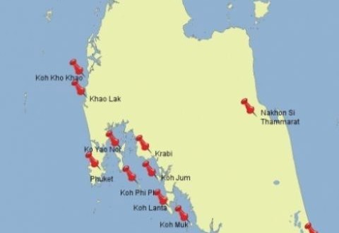 Unsere Vorplanung für das Inselhopping in der Andamanensee / Thailand 2013 3