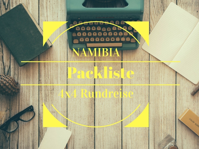 Namibia-packliste