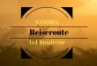 Namibia-reiseroute