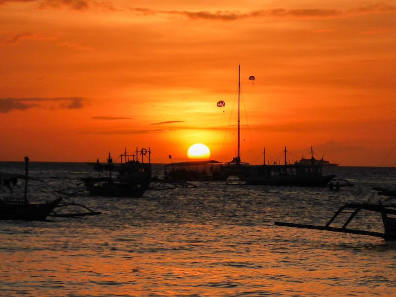 Sonnenuntergang Philippinen