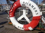 Auf dem Deck der Rickmer Rickmers