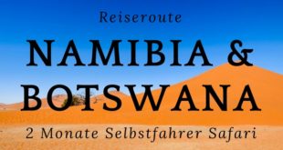 Reiseroute-Namibia-Botswana